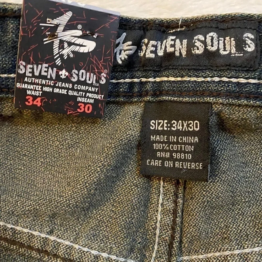 Seven Sauls Denim jeans Size:34x30